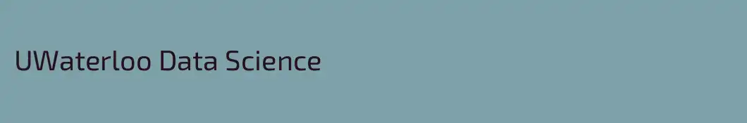 UWaterloo Data Science